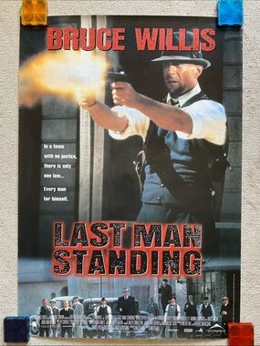 Vintage 1997 Last Man Standing Movie Poster